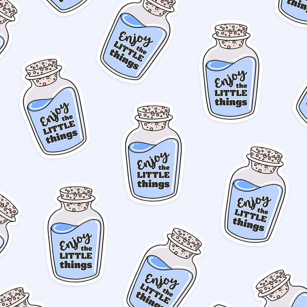 Enjoy The Little Things Sticker