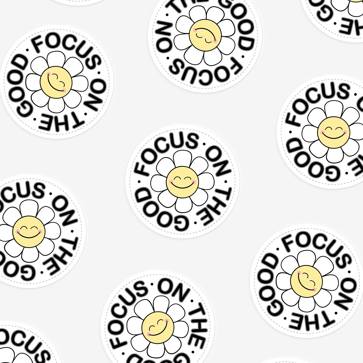 Focus On The Good Sticker
