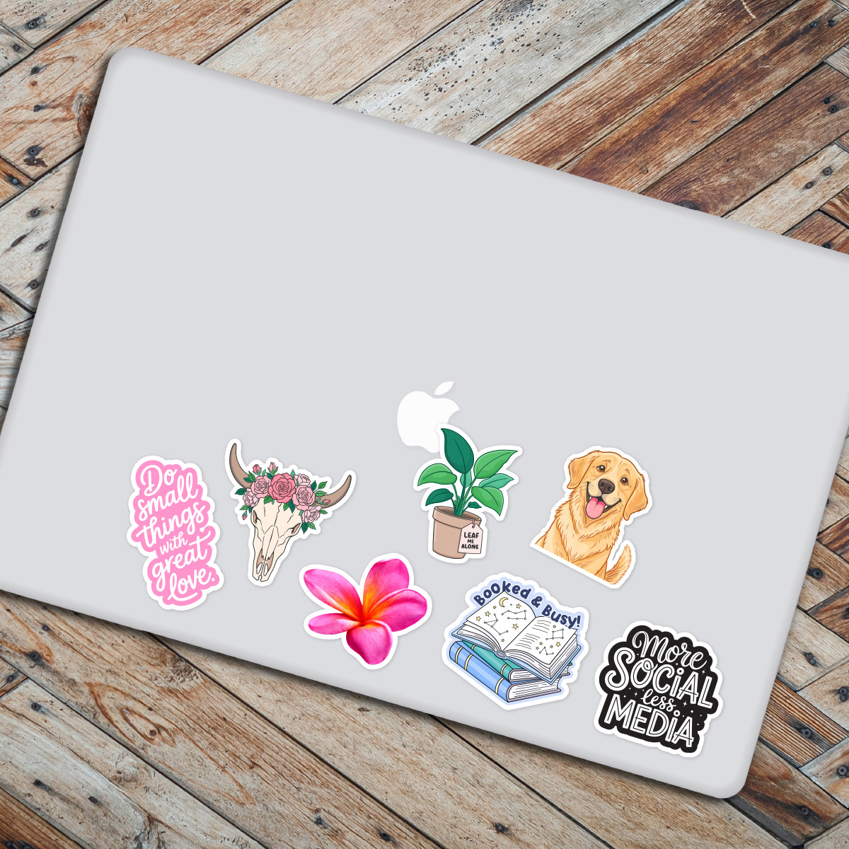 More Social Less Media Sticker