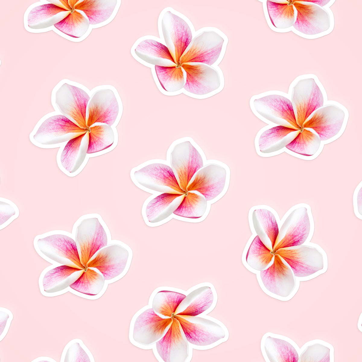 Tropical Flower Sticker