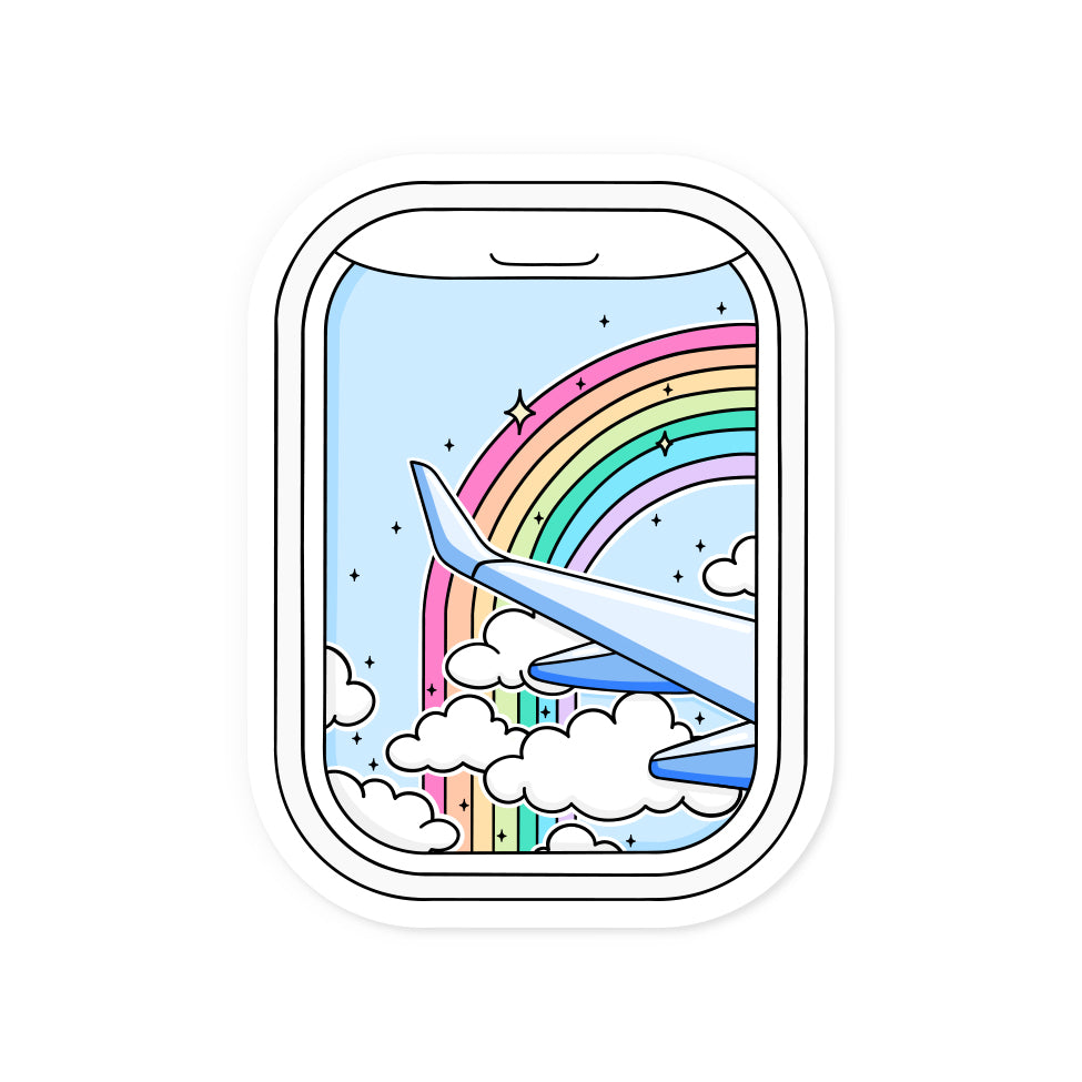 Airplane Window Sticker