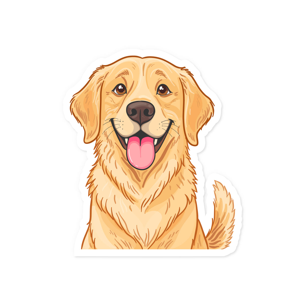 Golden Retriever Sticker 