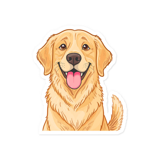 Golden Retriever Sticker 