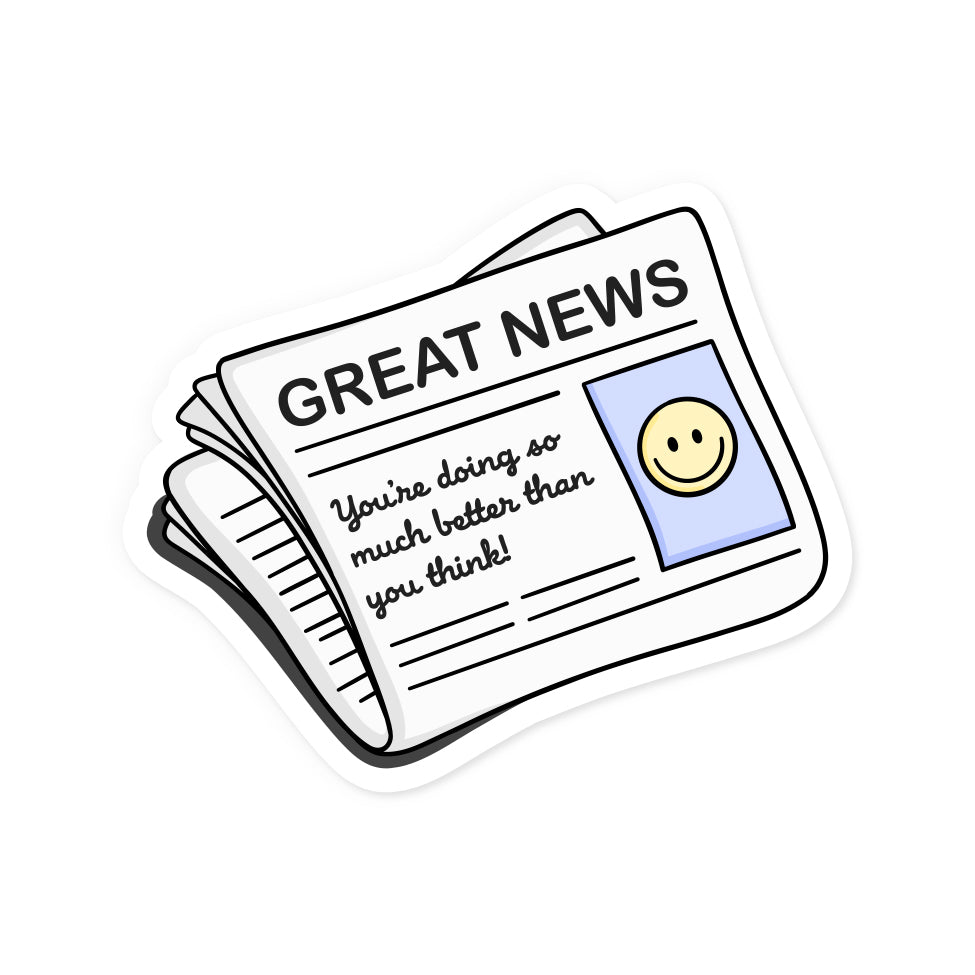 Great News Sticker