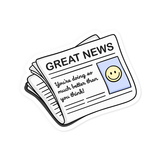Great News Sticker