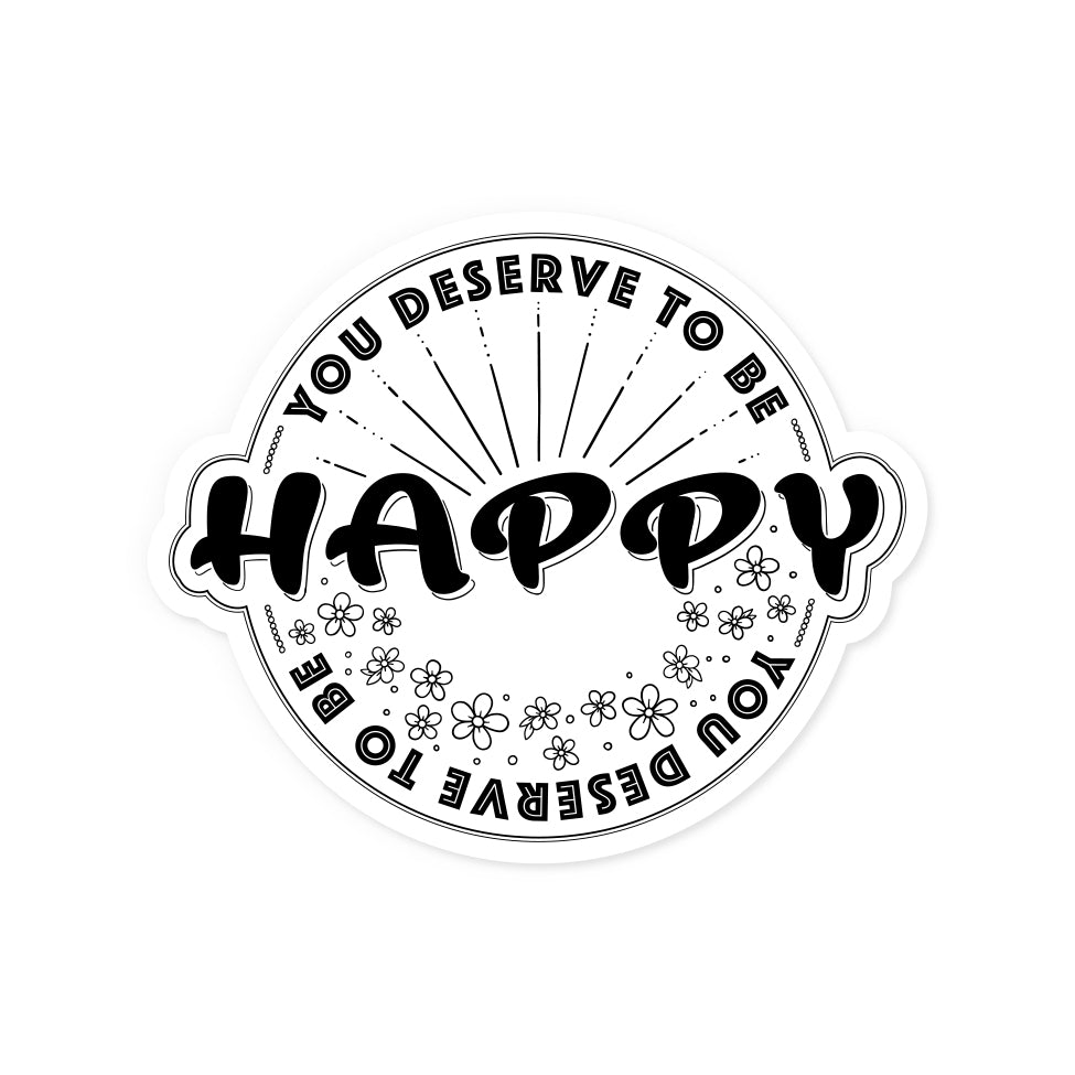 Happy Sticker