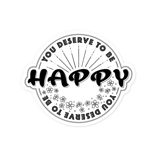 Happy Sticker