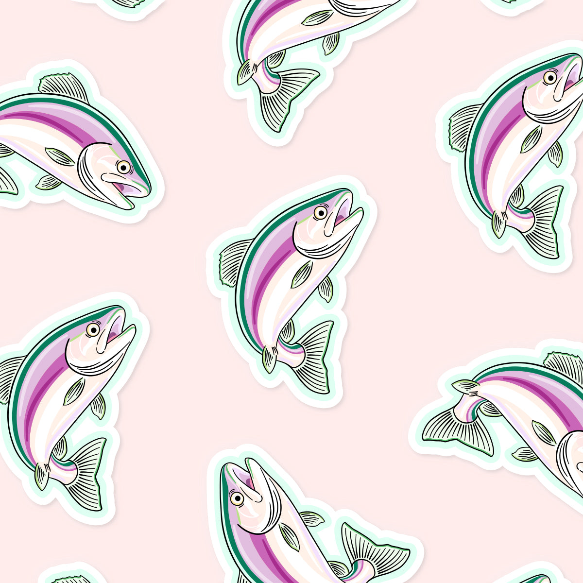 Rainbow Trout Sticker