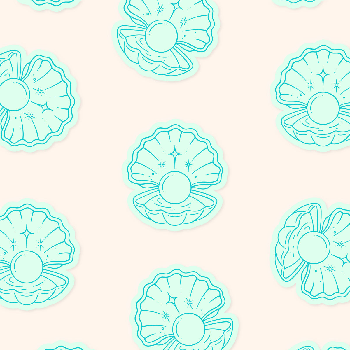 Seashell Sticker